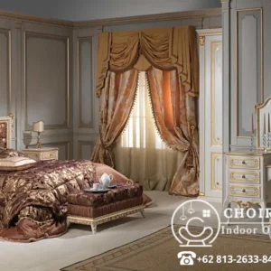 Set Furniture Kamar Klasik Ukir Elegan Mewah