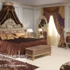 Set Furniture Kamar Tidur Vintage Mewah Ukir